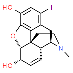 ChemSpider 2D Image | Iodomorphine | C17H18INO3