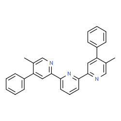 ChemSpider 2D Image | 5,5''-Dimethyl-4,4''-diphenyl-2,2':6',2''-terpyridine | C29H23N3
