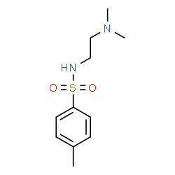 ChemSpider 2D Image | p-Toluenesulfonamide, N-[2- (dimethylamino)ethyl]- | C11H18N2O2S