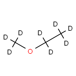 ChemSpider 2D Image | [(~2~H_3_)Methyloxy](~2~H_5_)ethane | C3D8O