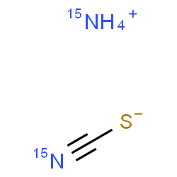 ChemSpider 2D Image | (~15~N)Ammonium (~15~N)thiocyanate | CH415N2S