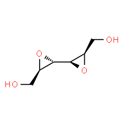 ChemSpider 2D Image | (2S,2'S,3R,3'R)-2,2'-Bioxirane-3,3'-diyldimethanol | C6H10O4