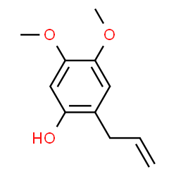ChemSpider 2D Image | 2-Allyl-4,5-dimethoxyphenol | C11H14O3
