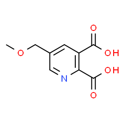 ChemSpider 2D Image | 5-(Methoxymethyl)-2,3-pyridinedicarboxylic acid | C9H9NO5