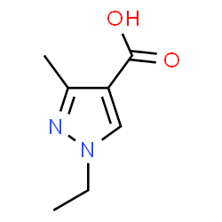 ChemSpider 2D Image | 1-ethyl-3-methylpyrazole-4-carboxylic acid | C7H10N2O2