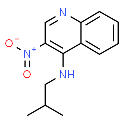 ChemSpider 2D Image | N-Isobutyl-3-nitro-4-quinolinamine | C13H15N3O2
