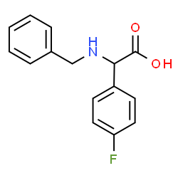 ChemSpider 2D Image | N-Benzyl-4-fluorophenylglycine | C15H14FNO2