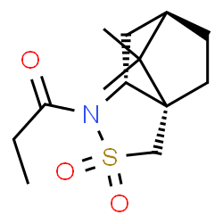 ChemSpider 2D Image | N-PROPIONYL-(2R)-BORNANE-10,2-SULTAM | C13H21NO3S