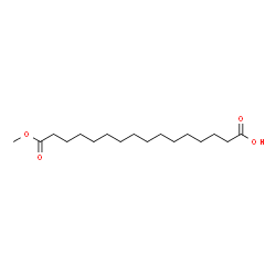 ChemSpider 2D Image | 16-Methoxy-16-oxohexadecanoic acid | C17H32O4