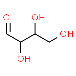 ChemSpider 2D Image | Threose, D- | C4H8O4
