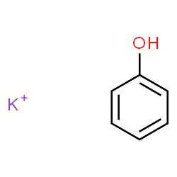 ChemSpider 2D Image | Phenol, potassium salt (1:1) | C6H6KO