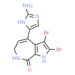 ChemSpider 2D Image | Stevensine | C11H9Br2N5O