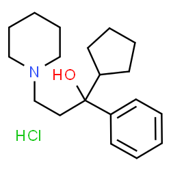 ChemSpider 2D Image | cycrimine hydrochloride | C19H30ClNO