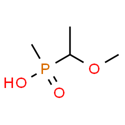 ChemSpider 2D Image | (1-Methoxyethyl)methylphosphinic acid | C4H11O3P