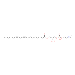 ChemSpider 2D Image | 1-Linoleoyl-2-Hydroxy-sn-glycero-3-PC | C26H50NO7P