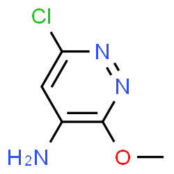ChemSpider 2D Image | 6-Chloro-3-methoxy-4-pyridazinamine | C5H6ClN3O