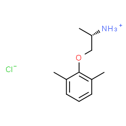 ChemSpider 2D Image | (2S)-1-(2,6-Dimethylphenoxy)-2-propanaminium chloride | C11H18ClNO