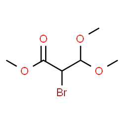 ChemSpider 2D Image | Methyl 2-bromo-3,3-dimethoxypropanoate | C6H11BrO4