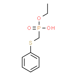 ChemSpider 2D Image | Ethyl hydrogen [(phenylsulfanyl)methyl]phosphonate | C9H13O3PS