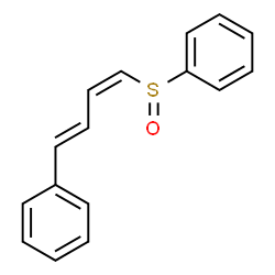 ChemSpider 2D Image | {[(1Z,3E)-4-Phenyl-1,3-butadien-1-yl]sulfinyl}benzene | C16H14OS