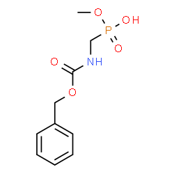 ChemSpider 2D Image | Methyl hydrogen ({[(benzyloxy)carbonyl]amino}methyl)phosphonate | C10H14NO5P