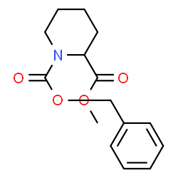 ChemSpider 2D Image | 1-Benzyl 2-methyl 1,2-piperidinedicarboxylate | C15H19NO4