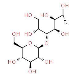 ChemSpider 2D Image | 4-O-beta-D-Glucopyranosyl-D-(C~1~-~2~H_1_)glucitol | C12H23DO11