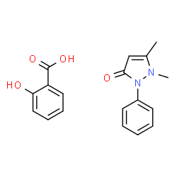 ChemSpider 2D Image | ANTIPYRINE SALICYLATE | C18H18N2O4