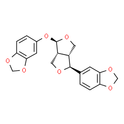ChemSpider 2D Image | Sesamolin | C20H18O7