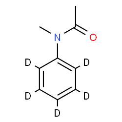 ChemSpider 2D Image | Acetamide, N-methyl-N-(phenyl-d5)- | C9H6D5NO