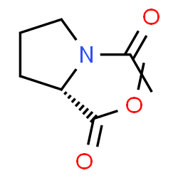 ChemSpider 2D Image | Methyl 1-acetyl-L-prolinate | C8H13NO3