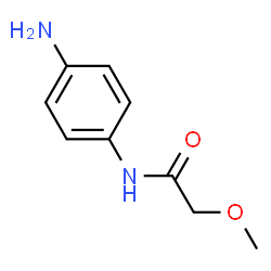 ChemSpider 2D Image | N-(4-Aminophenyl)-2-methoxyacetamide | C9H12N2O2