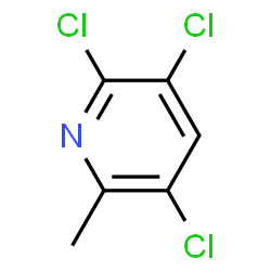 ChemSpider 2D Image | 2,3,5-Trichloro-6-methylpyridine | C6H4Cl3N