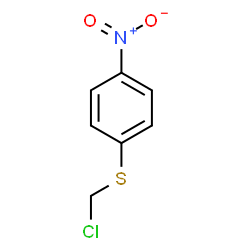 ChemSpider 2D Image | 1-[(Chloromethyl)sulfanyl]-4-nitrobenzene | C7H6ClNO2S