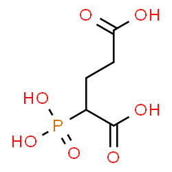 ChemSpider 2D Image | 2-Phosphonopentanedioic acid | C5H9O7P