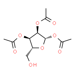 ChemSpider 2D Image | 1,2,3-Tri-O-acetyl-beta-D-ribofuranose | C11H16O8