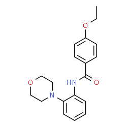 ChemSpider 2D Image | 4-Ethoxy-N-[2-(4-morpholinyl)phenyl]benzamide | C19H22N2O3