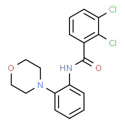 ChemSpider 2D Image | 2,3-Dichloro-N-[2-(4-morpholinyl)phenyl]benzamide | C17H16Cl2N2O2
