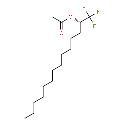 ChemSpider 2D Image | (2S)-1,1,1-Trifluoro-2-tetradecanyl acetate | C16H29F3O2