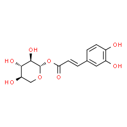 ChemSpider 2D Image | 1-O-caffeoyl-beta-xylose | C14H16O8