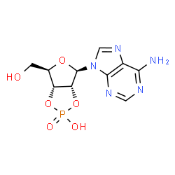 ChemSpider 2D Image | 2',3'-Cyclic AMP | C10H12N5O6P