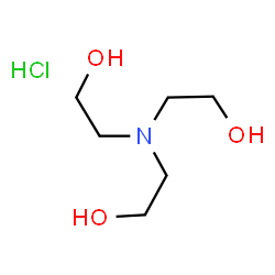 ChemSpider 2D Image | TROLAMINE HYDROCHLORIDE | C6H16ClNO3