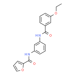 ChemSpider 2D Image | N-{3-[(3-Ethoxybenzoyl)amino]phenyl}-2-furamide | C20H18N2O4