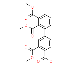 ChemSpider 2D Image | Tetramethyl 2,3,3',4'-biphenyltetracarboxylate | C20H18O8