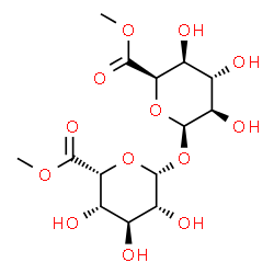 ChemSpider 2D Image | Methyl 6-methyl-beta-L-idopyranuronosyl beta-L-idopyranosiduronate | C14H22O13