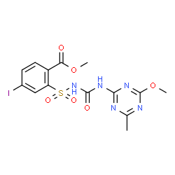 ChemSpider 2D Image | iodosulfuron-methyl | C14H14IN5O6S