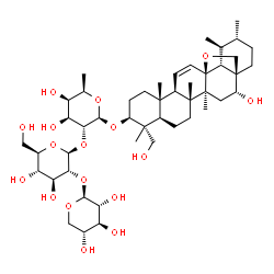 ChemSpider 2D Image | rotundifolioside H | C47H76O17