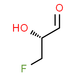 ChemSpider 2D Image | (2R)-3-Fluoro-2-hydroxypropanal | C3H5FO2