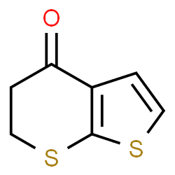 ChemSpider 2D Image | 5,6-Dihydro-4H-thieno[2,3-b]thiopyran-4-one | C7H6OS2
