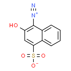 ChemSpider 2D Image | 1-Diazo-2-naphthol-4-sulfonic Acid | C10H6N2O4S